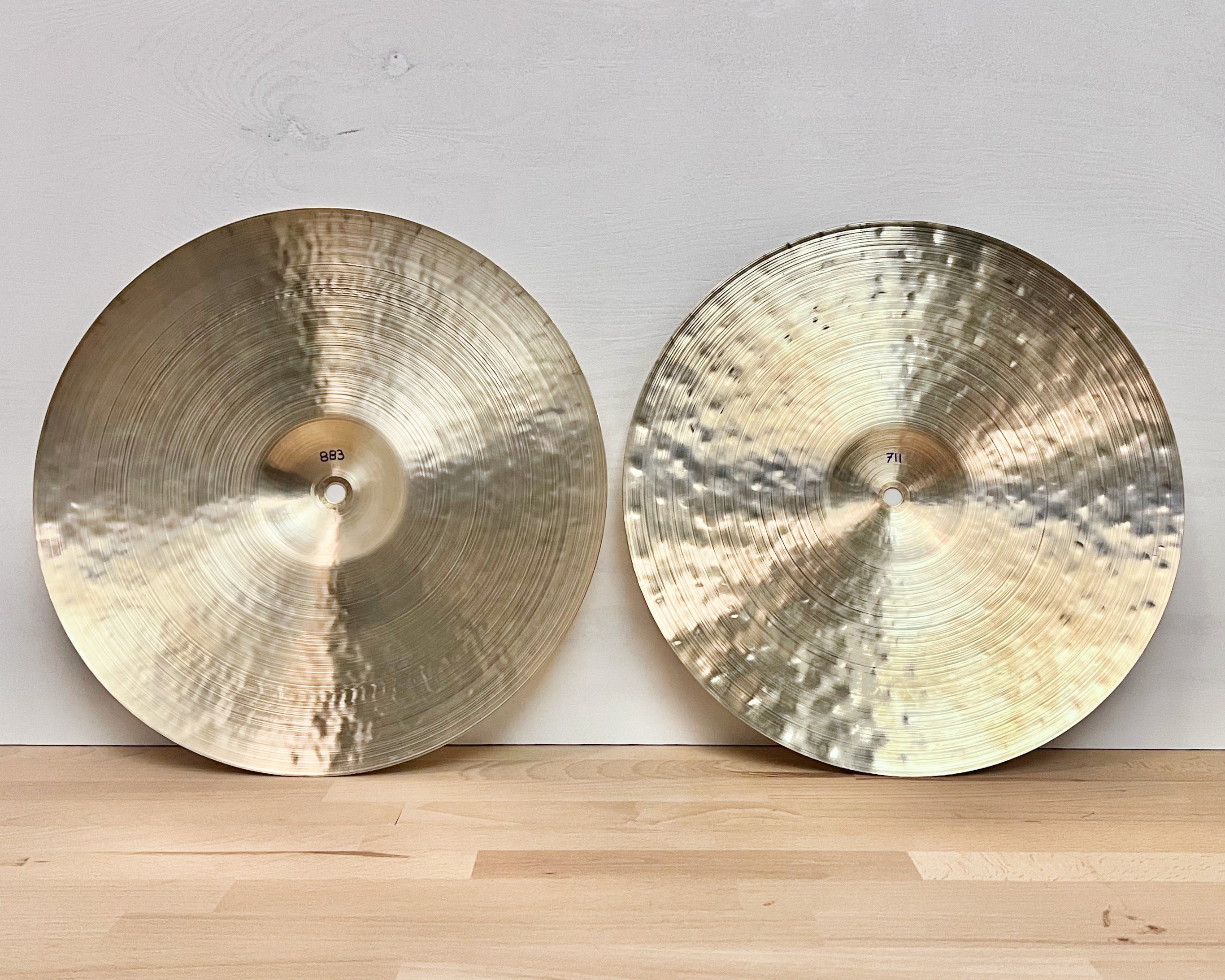 14" Hi-hats, 711 (hfb) / 883 (mpb) grams, B20