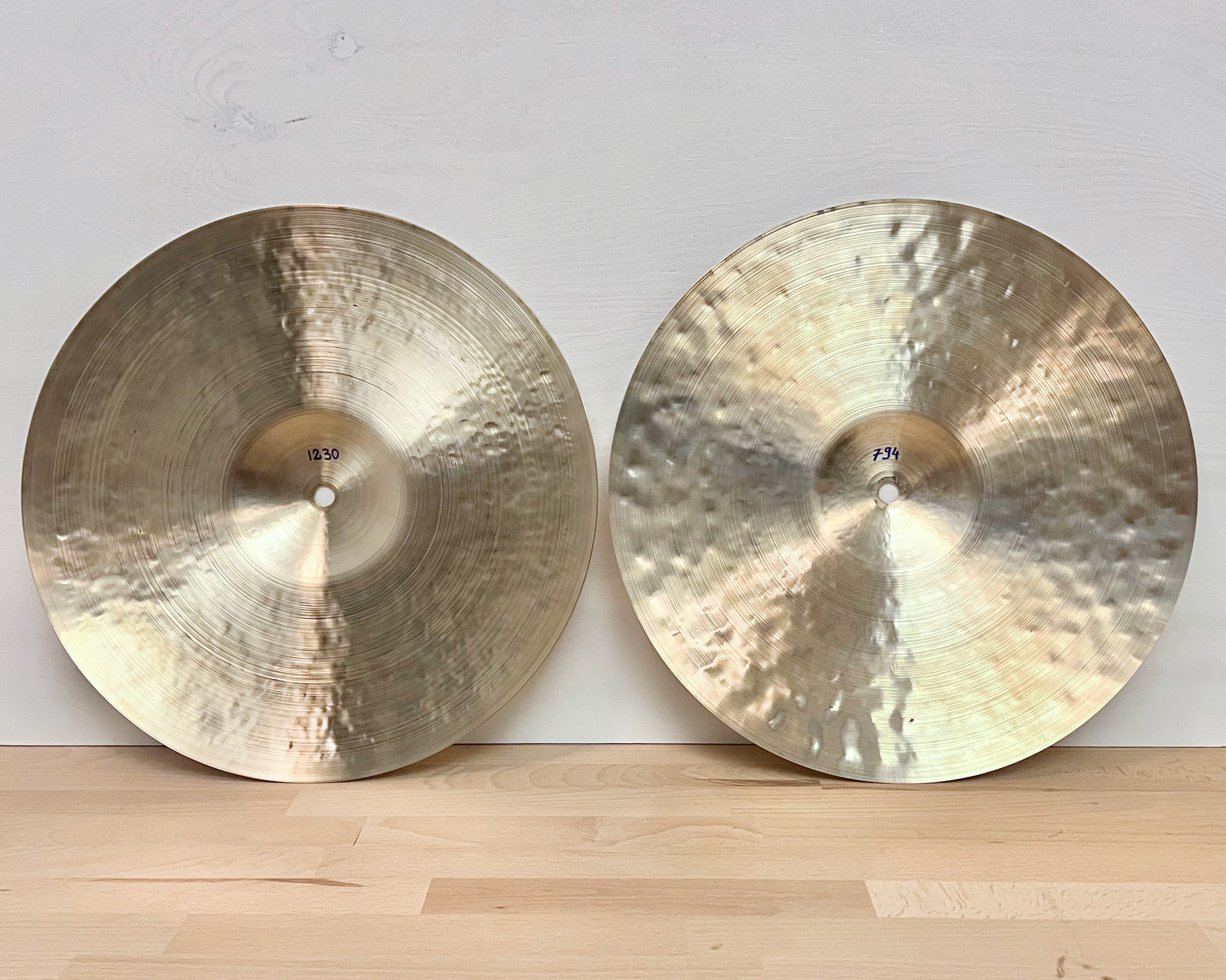 14" Hi-hats, 794 (hfb) / 1230 (hfb) grams, B20