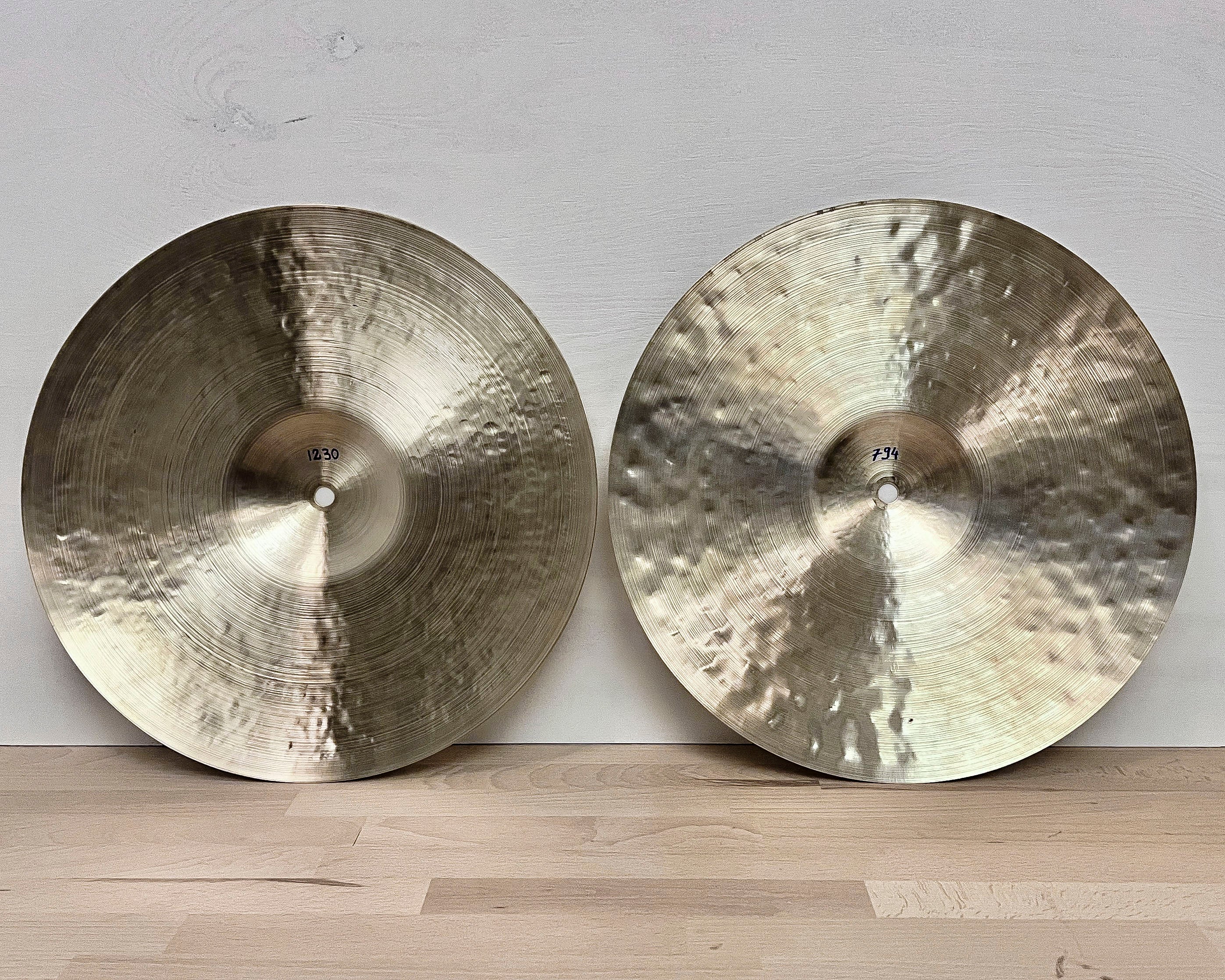 14" Hi-hats, 794 (hfb) / 1230 (hfb) grams, B20