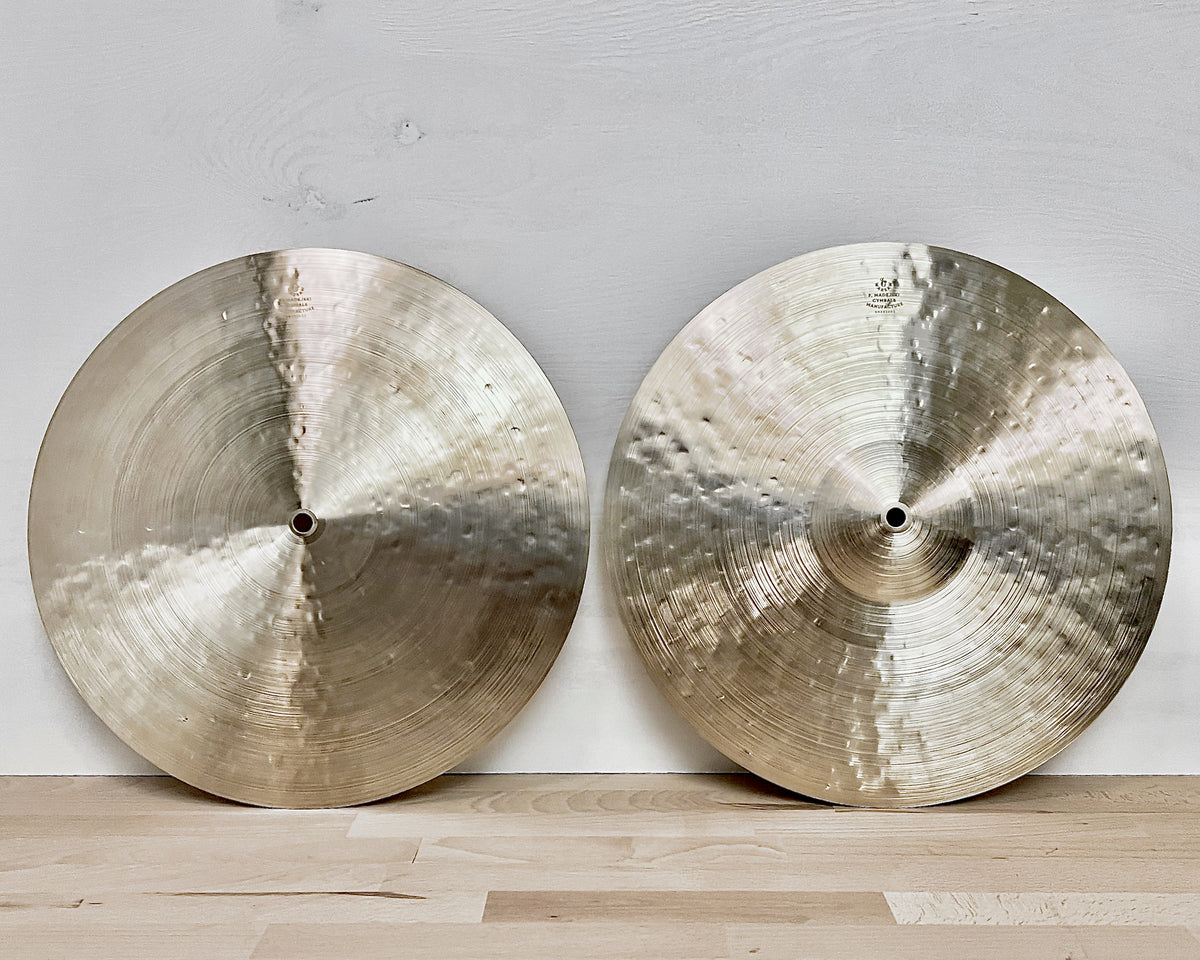 15” Hi-hats, 850 (hfb) / 1181 (flat) grams, B20
