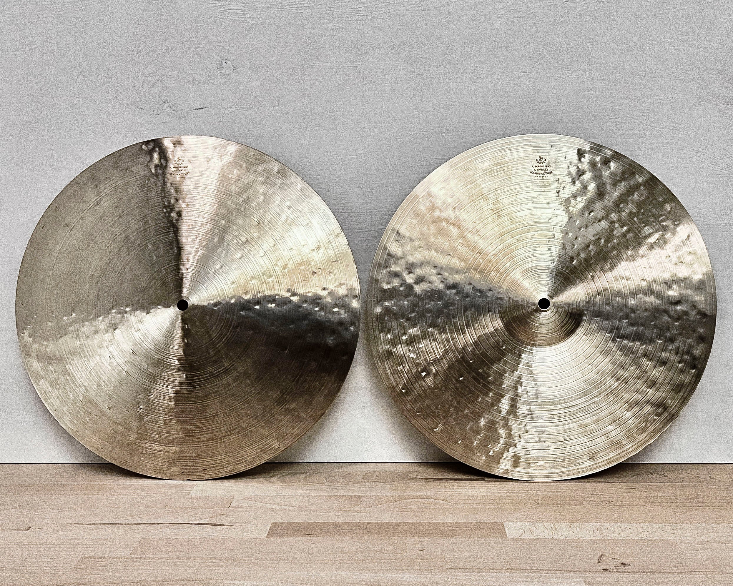 15” Hi-hats, 858 (hfb) / 1228 (Flat) grams, B20