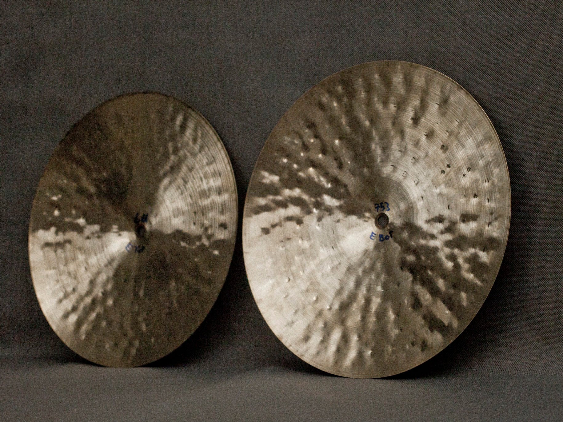 14" Hi-hats, 753 / 611 grams, B20