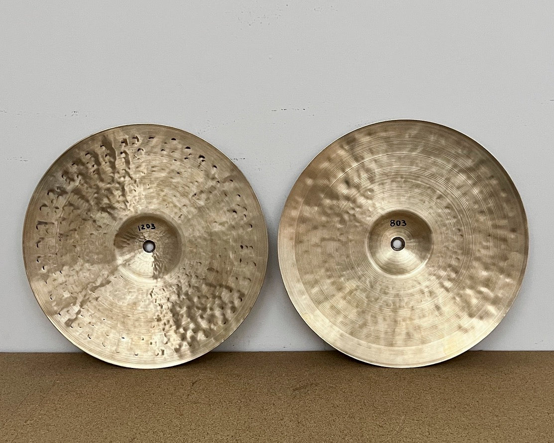14" Hi-hats, 803 / 1203 grams, B20