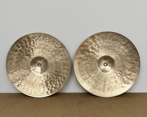 14" Hi-hats, 803 / 1203 grams, B20