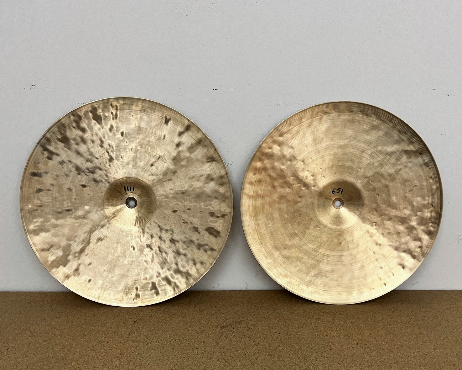 14" Hi-hats, 651 / 1111 grams, B20