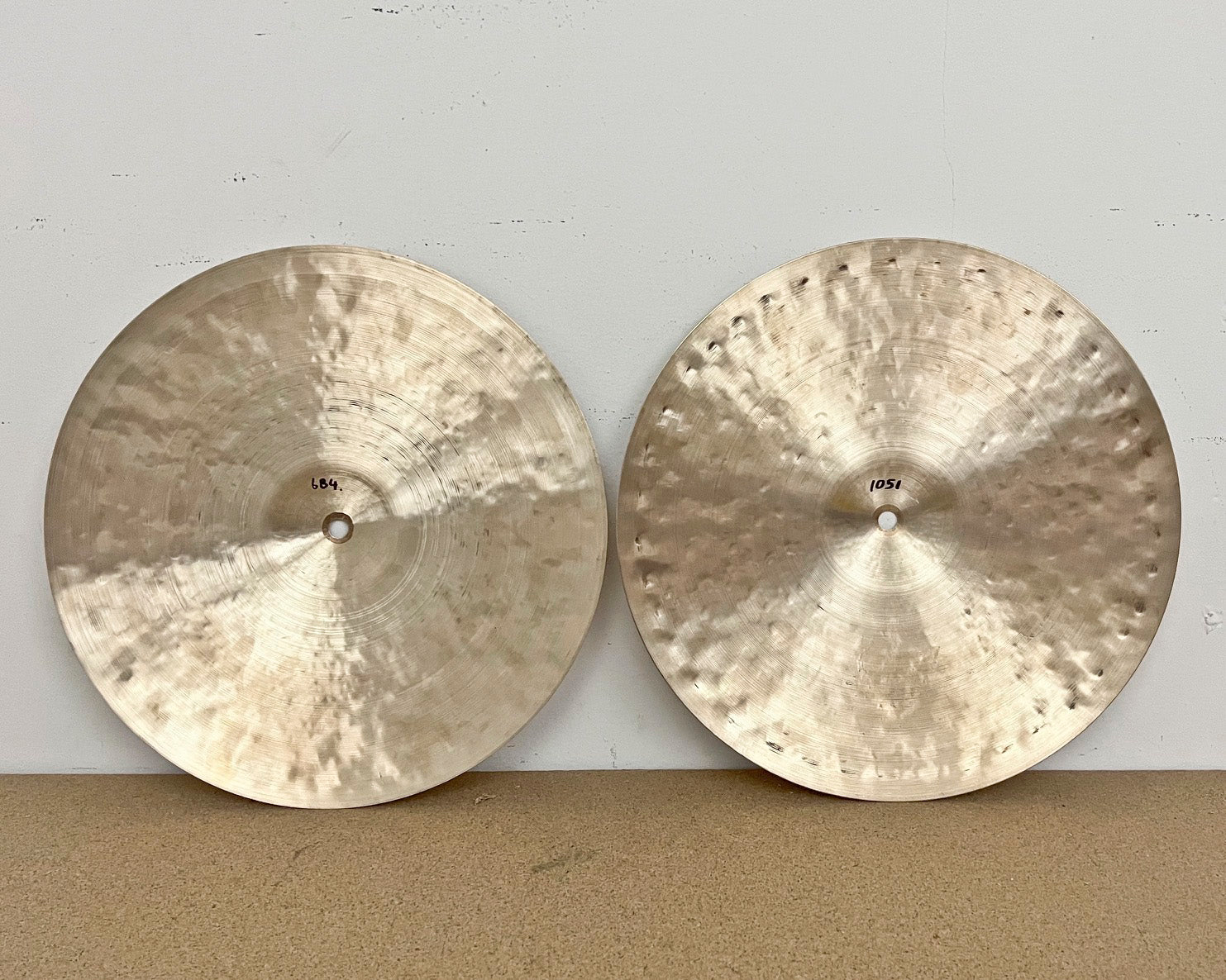 14" Hi-hats, 684 / 1051 grams, B20