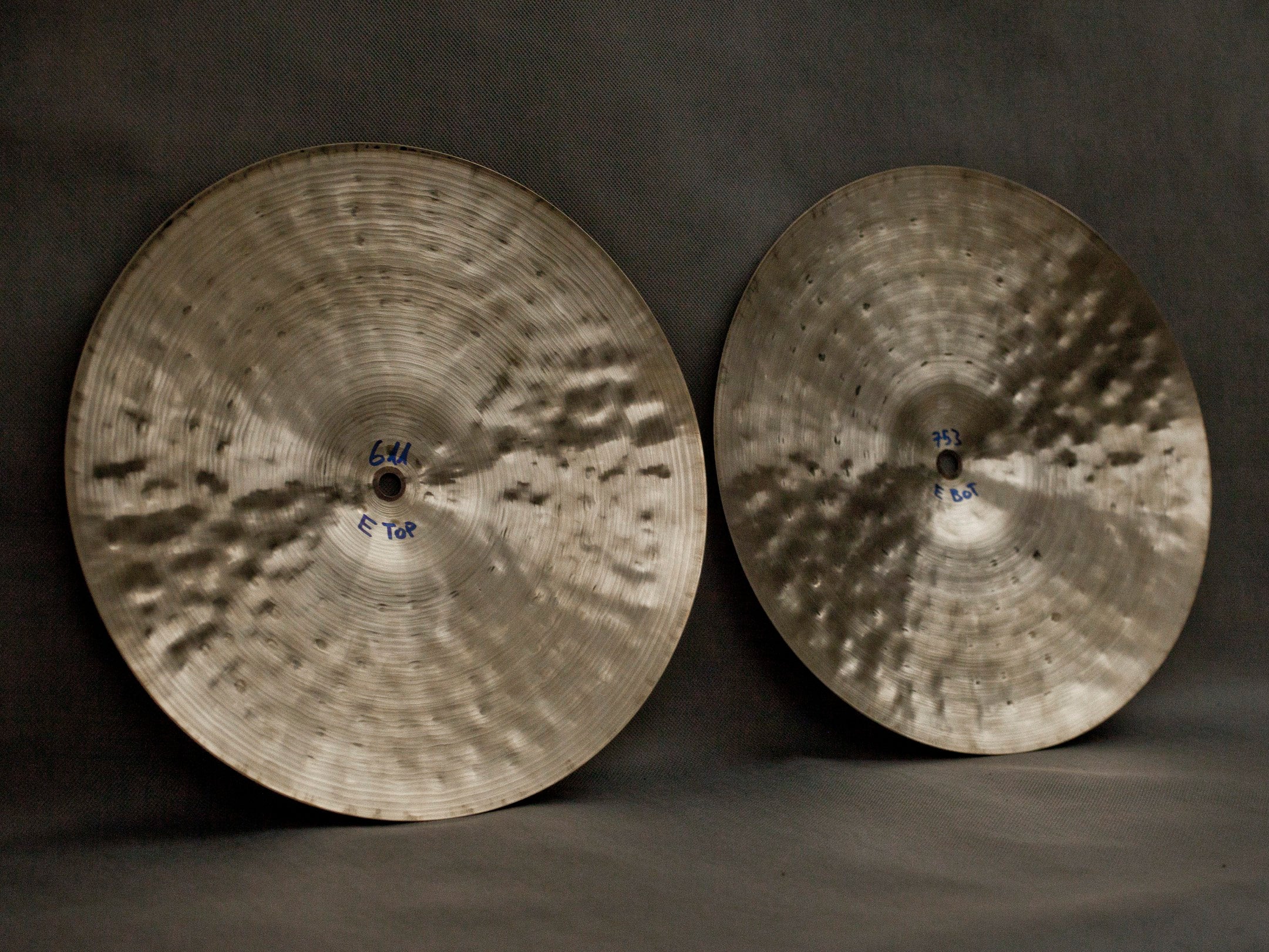 14" Hi-hats, 753 / 611 grams, B20