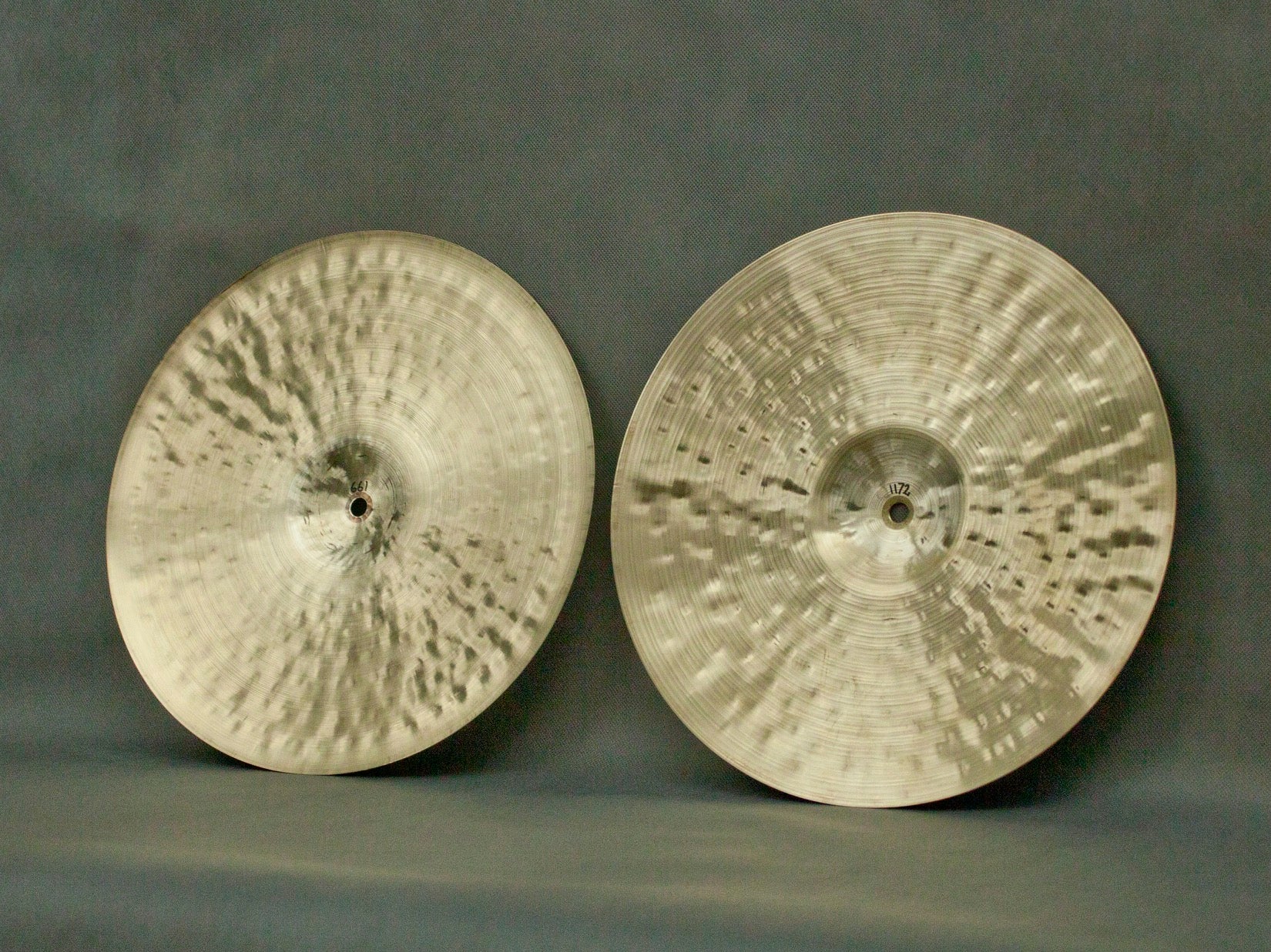 14" Hi-hats, 661 / 1172 grams, B20