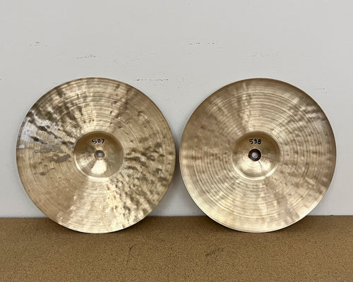 12" Hi-hats, 507 / 598 grams, B20