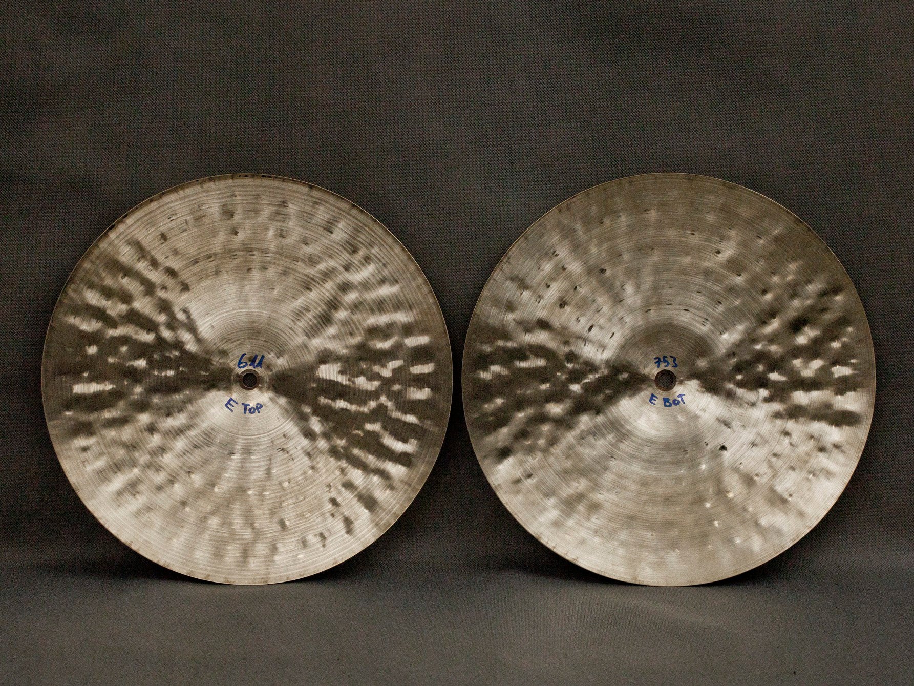 14" Hi-hats, 753 / 611 grams, B20