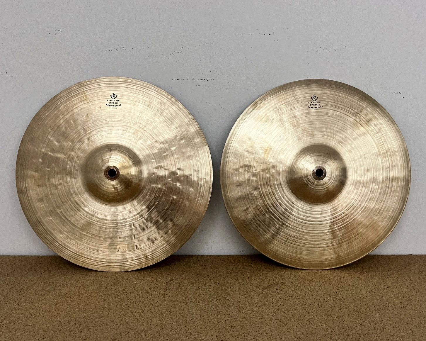 12" Hi-hats, 507 / 598 grams, B20