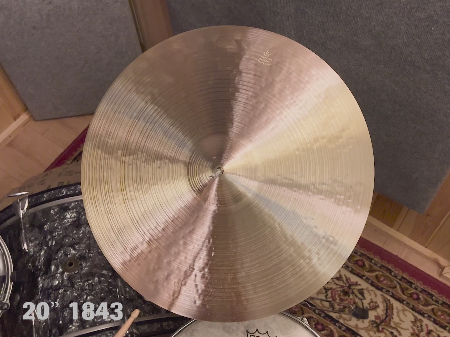 20” (520mm) Ride, 1843 grams, HFB, B20