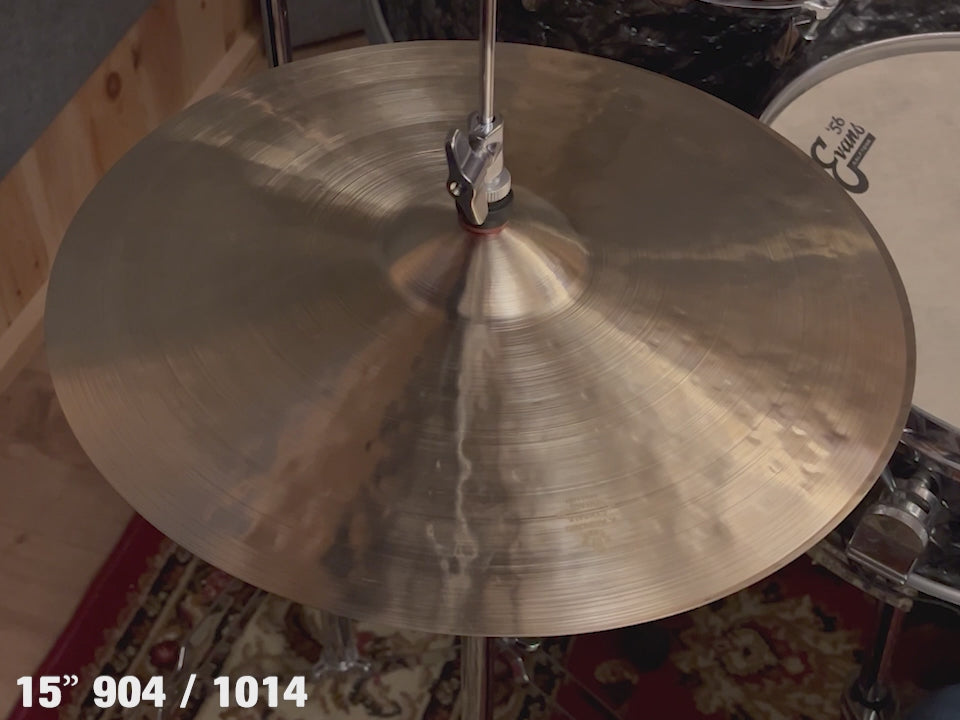 15” Hi-hats, 904 (mpb) / 1014 (hfb) grams, B20
