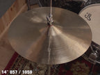 14" Hi-hats, 857 (hfb) / 1059 (hfb) grams, B20
