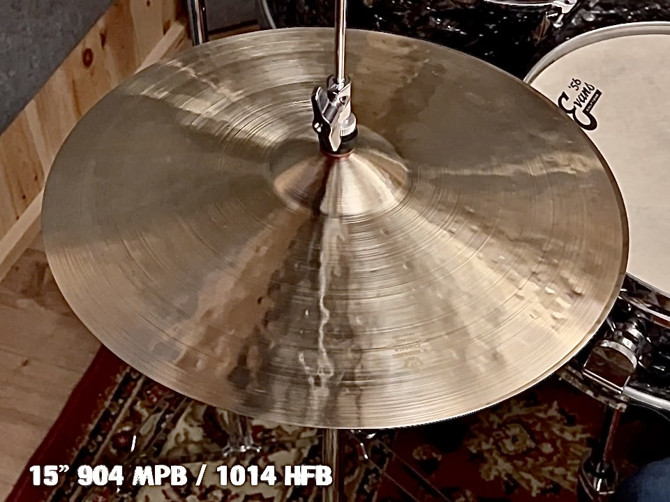 15” Hi-hats, 904 (mpb) / 1014 (hfb) grams, B20
