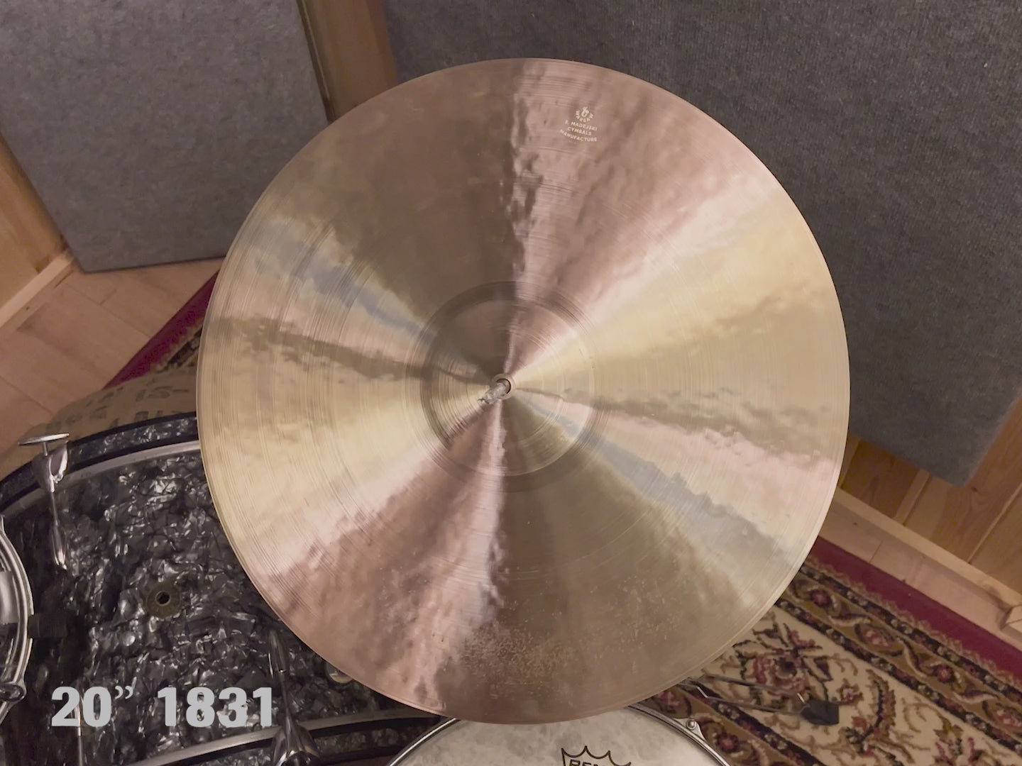 20” (512mm) Ride, 1831 grams, HFB, B20