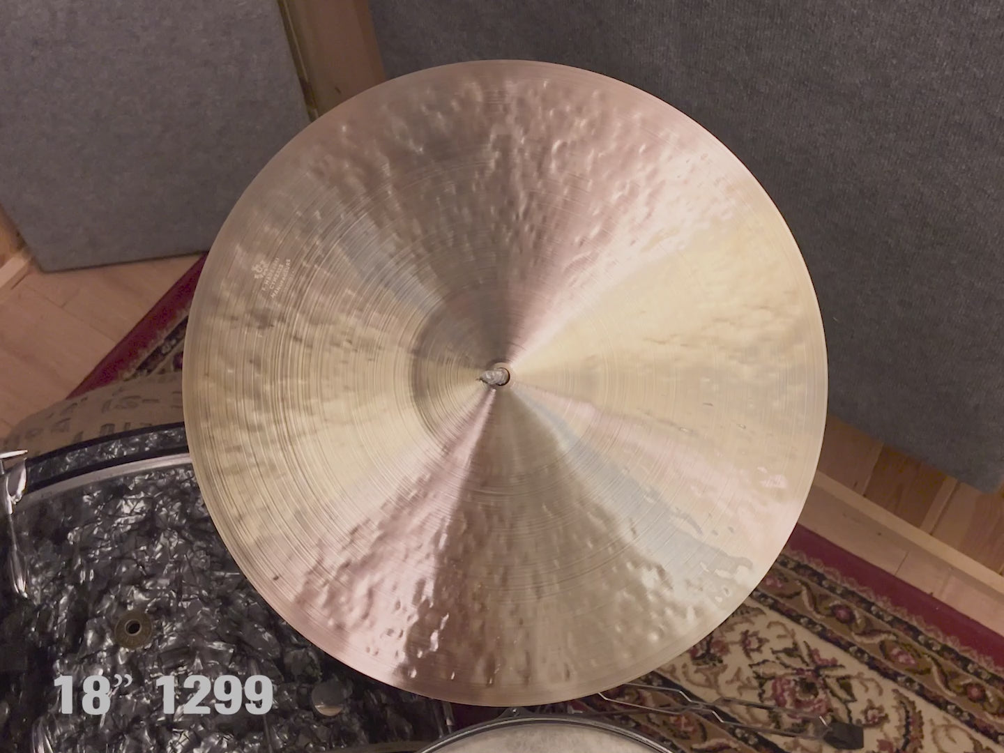 18” (459mm) Ride, 1299 grams, HFB, B20